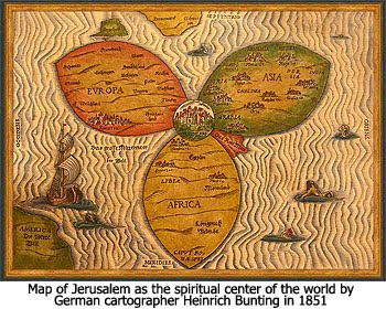 Heinrich Bunting World Map